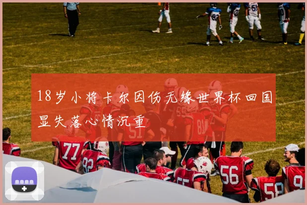 18岁小将卡尔因伤无缘世界杯回国显失落心情沉重